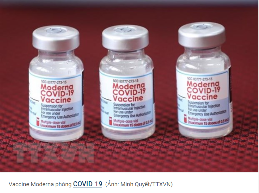 vaccine moderna phòng covid 19